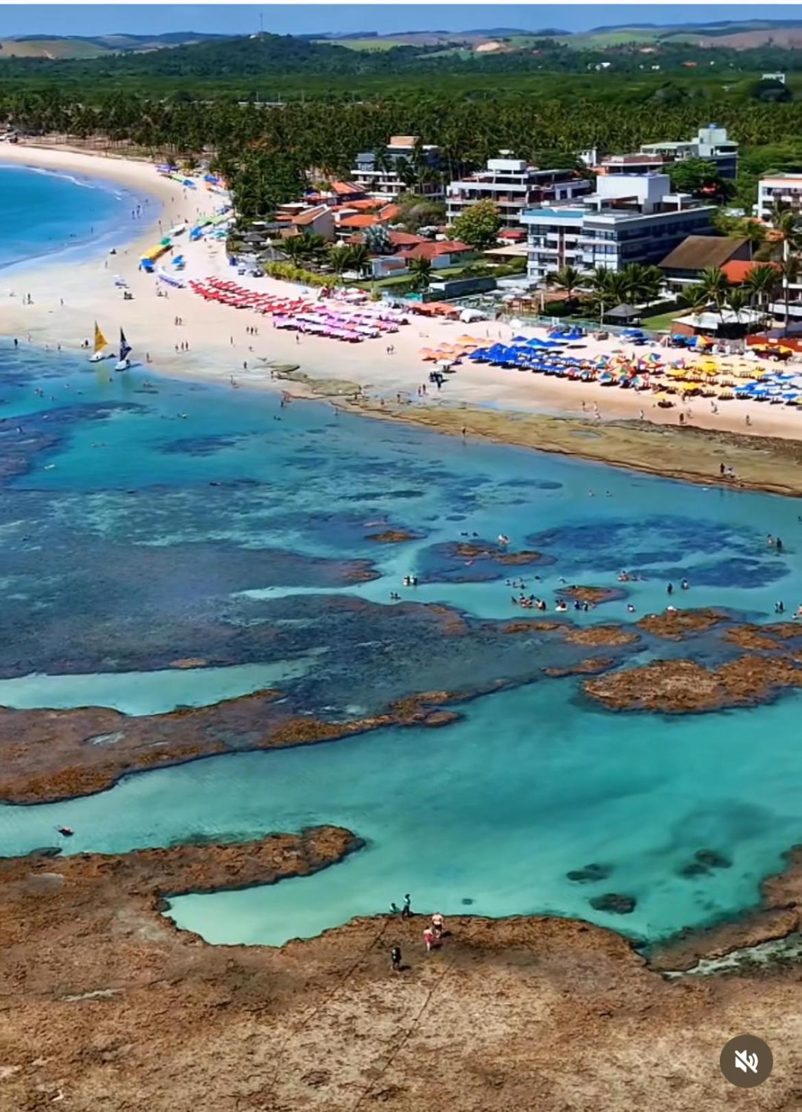 Resort Beira Mar Em Porto De Galinhas - Cupe Beach Living Порту-де-Галиньяш Экстерьер фото